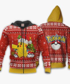Pikachu Ugly Christmas Sweater Pokemon Anime Xmas Gift - 2 - GearAnime