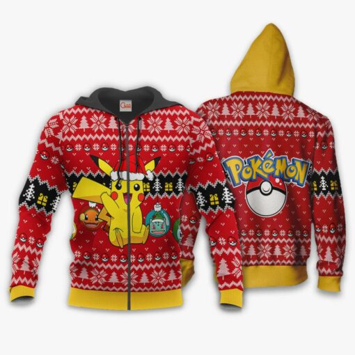 Cute Pikachu Ugly Christmas Sweater Pokemon Anime Xmas Gift - 2 - GearAnime