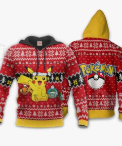 Cute Pikachu Ugly Christmas Sweater Pokemon Anime Xmas Gift - 3 - GearAnime