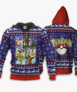 Pokemon Ugly Christmas Sweater Happy Pokemon Anime Xmas Gift VA11 - 2 - GearAnime