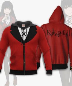 Yumeko Uniform Shirt Kakegurui Anime Hoodie Jacket VA11 - 1 - GearAnime