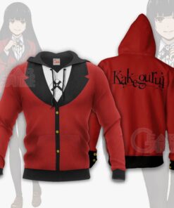 Yumeko Uniform Shirt Kakegurui Anime Hoodie Jacket VA11 - 4 - GearAnime