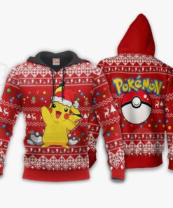 Pikachu Santa Ugly Christmas Sweater Pokemon Anime Xmas Gift - 3 - GearAnime