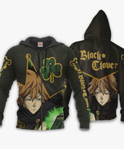 Black Bull Finral Custom Shirt Black Clover Anime Jacket VA11 - 1 - GearAnime