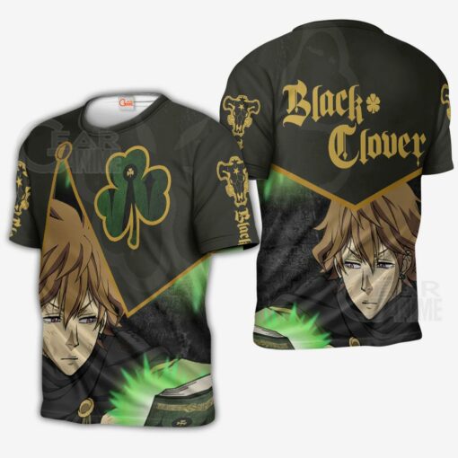 Black Bull Finral Custom Shirt Black Clover Anime Jacket VA11 - 3 - GearAnime
