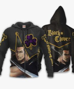 Black Bull Yami Sukehiro Custom Shirt Black Clover Anime Jacket VA11 - 1 - GearAnime