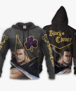 Black Bull Yami Sukehiro Custom Shirt Black Clover Anime Jacket VA11 - 4 - GearAnime