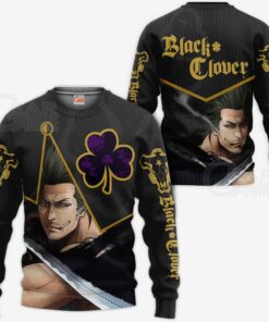 Black Bull Yami Sukehiro Custom Shirt Black Clover Anime Jacket VA11 - 2 - GearAnime