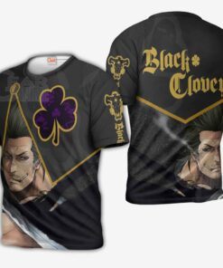 Black Bull Yami Sukehiro Custom Shirt Black Clover Anime Jacket VA11 - 3 - GearAnime