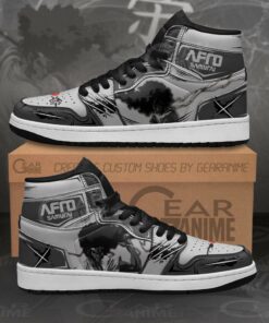 Afro Samurai Sneakers Custom Anime Shoes MN11 - 1 - GearAnime