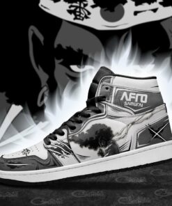 Afro Samurai Sneakers Custom Anime Shoes MN11 - 3 - GearAnime