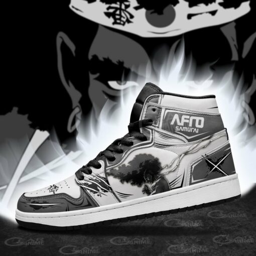 Afro Samurai Sneakers Custom Anime Shoes MN11 - 3 - GearAnime