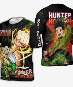Gon Freecss Shirt Hunter X Hunter Custom Anime Hoodie Jacket - 3 - GearAnime
