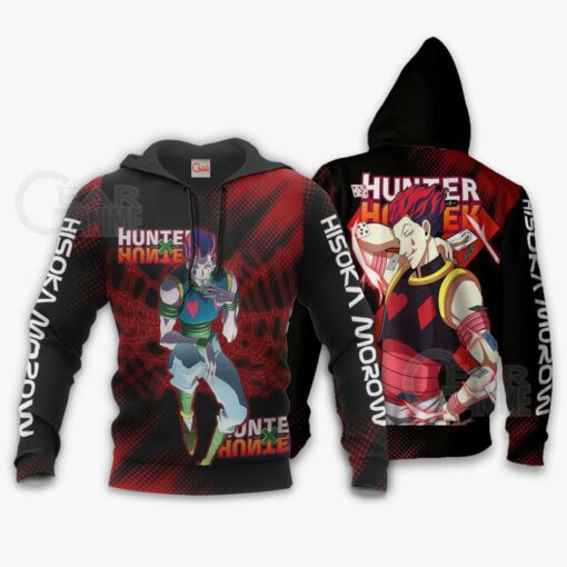Hisoka Shirt Hunter X Hunter Custom Anime Hoodie Jacket - 4 - GearAnime