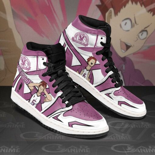 Shiratorizawa Satori Tendou Sneakers Haikyuu Anime Shoes MN11 - 2 - GearAnime