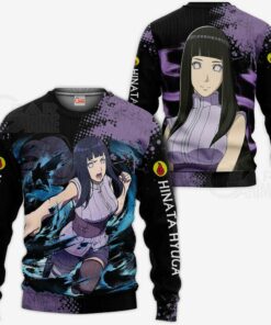 Hyuga Hinata Hoodie Sweater Naruto Custom Anime Zip Jacket - 2 - GearAnime