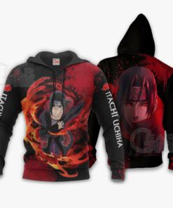Uchiha Itachi Sweatshirt Naruto Custom Anime Hoodie Jacket VA11 - 3 - GearAnime