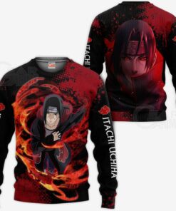 Uchiha Itachi Sweatshirt Naruto Custom Anime Hoodie Jacket VA11 - 2 - GearAnime