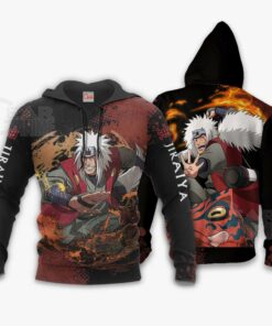 Jiraiya Sweatshirt Naruto Custom Anime Hoodie Jacket VA11 - 3 - GearAnime