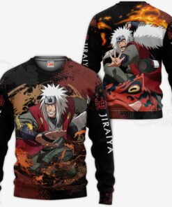 Jiraiya Sweatshirt Naruto Custom Anime Hoodie Jacket VA11 - 2 - GearAnime