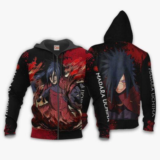 Uchiha Madara Sweatshirt Naruto Custom Anime Hoodie Jacket VA11 - 1 - GearAnime