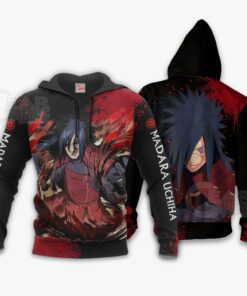 Uchiha Madara Sweatshirt Naruto Custom Anime Hoodie Jacket VA11 - 3 - GearAnime