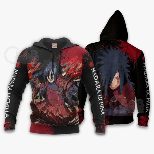 Uchiha Madara Sweatshirt Naruto Custom Anime Hoodie Jacket VA11 - 3 - GearAnime