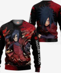 Uchiha Madara Sweatshirt Naruto Custom Anime Hoodie Jacket VA11 - 2 - GearAnime