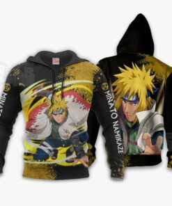 Uzumaki Minato Hoodie Sweater Naruto Custom Anime Zip Jacket - 3 - GearAnime