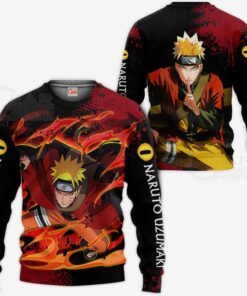 Naruto Sage Form Sweatshirt Naruto Custom Anime Hoodie Jacket - 2 - GearAnime