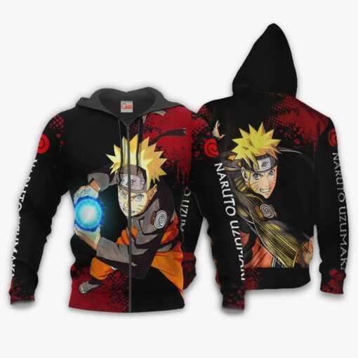Uzumaki Naruto Hoodie Sweater Naruto Custom Anime Zip Jacket - 1 - GearAnime