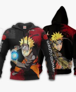 Uzumaki Naruto Hoodie Sweater Naruto Custom Anime Zip Jacket - 3 - GearAnime