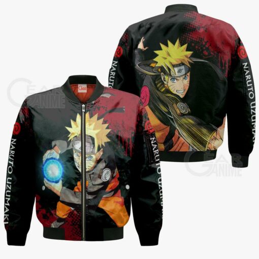Uzumaki Naruto Hoodie Sweater Naruto Custom Anime Zip Jacket - 4 - GearAnime