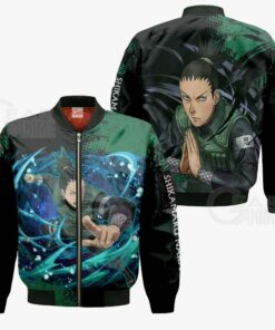Shikamaru Hoodie Sweater Naruto Custom Anime Zip Jacket - 4 - GearAnime
