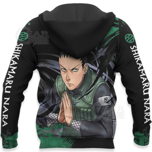 Shikamaru Hoodie Sweater Naruto Custom Anime Zip Jacket - 5 - GearAnime