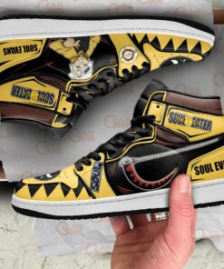 Soul Evans Sneakers Soul Eater Custom Anime Shoes MN11 - 4 - GearAnime