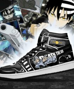 Death The Kid Sneakers Soul Eater Custom Anime Shoes MN11 - 3 - GearAnime