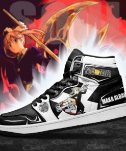 Maka Albarn Sneakers Soul Eater Custom Anime Shoes MN11 - 4 - GearAnime