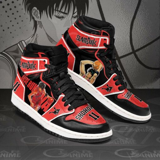 Kaede Rukawa Sneakers Slam Dunk Anime Shoes MN12 - 2 - GearAnime