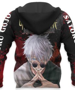 Satoru Gojo Hoodie Shirt Jujutsu Kaisen Custom Anime Jacket - 5 - GearAnime