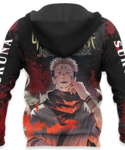 Sukuna Hoodie Shirt Jujutsu Kaisen Custom Anime Jacket - 5 - GearAnime
