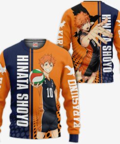 Karasuno Hinata Shoyo Hoodie Haikyuu Custom Anime Shirt - 2 - GearAnime