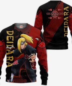 Deidara Hoodie Shirt Naruto Anime Jacket VA12 - 2 - GearAnime