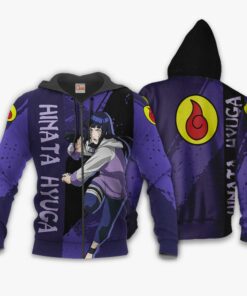 Hyuga Hinata Hoodie Shirt Naruto Anime Jacket VA12 - 1 - GearAnime