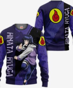 Hyuga Hinata Hoodie Shirt Naruto Anime Jacket VA12 - 2 - GearAnime