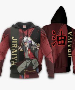 Jiraiya Sage Hoodie Shirt Naruto Anime Jacket VA12 - 3 - GearAnime
