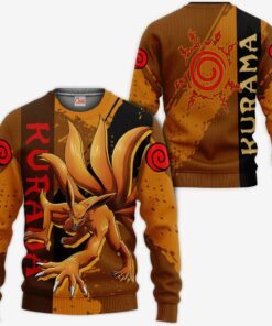 Kurama Hoodie Naruto Shirt Custom Anime Zip Jacket - 2 - GearAnime