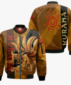 Kurama Hoodie Naruto Shirt Custom Anime Zip Jacket - 4 - GearAnime