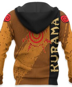 Kurama Hoodie Naruto Shirt Custom Anime Zip Jacket - 5 - GearAnime
