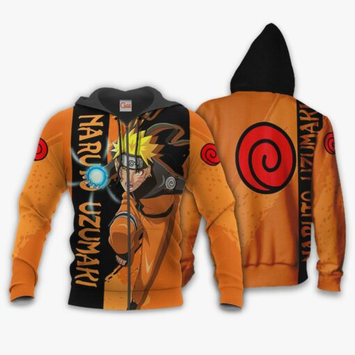 Uzumaki Naruto Hoodie Naruto Shirt Custom Anime Zip Jacket - 1 - GearAnime
